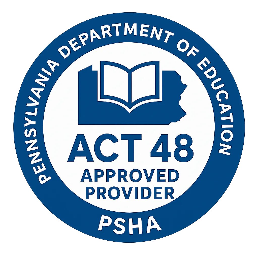 PSHA is an approved PDE Act 48 provider